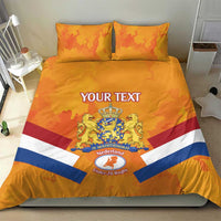 Custom Netherlands Rugby Bedding Set 2024 Go Champions Nederland - Wonder Print Shop