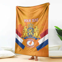 Custom Netherlands Rugby Blanket 2024 Go Champions Nederland