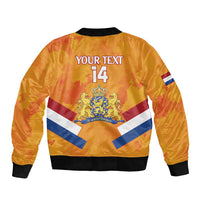 Custom Netherlands Rugby Bomber Jacket 2024 Go Champions Nederland - Wonder Print Shop