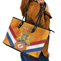 Custom Netherlands Rugby Leather Tote Bag 2024 Go Champions Nederland - Wonder Print Shop