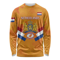 Custom Netherlands Rugby Long Sleeve Shirt 2024 Go Champions Nederland - Wonder Print Shop