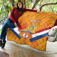 Custom Netherlands Rugby Quilt 2024 Go Champions Nederland - Wonder Print Shop