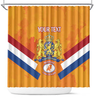 Custom Netherlands Rugby Shower Curtain 2024 Go Champions Nederland
