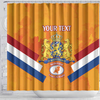 Custom Netherlands Rugby Shower Curtain 2024 Go Champions Nederland