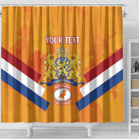 Custom Netherlands Rugby Shower Curtain 2024 Go Champions Nederland
