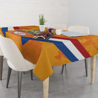 Custom Netherlands Rugby Tablecloth 2024 Go Champions Nederland - Wonder Print Shop
