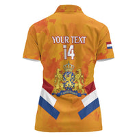 Custom Netherlands Rugby Women Polo Shirt 2024 Go Champions Nederland - Wonder Print Shop