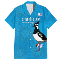 Custom Uruguay Rugby Family Matching Off Shoulder Short Dress and Hawaiian Shirt 2024 Go Champions Southern Lapwing - Wonder Print Shop