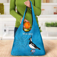 Custom Uruguay Rugby Grocery Bag Go Champions Southern Lapwing