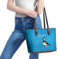Custom Uruguay Rugby Leather Tote Bag 2024 Go Champions Southern Lapwing - Wonder Print Shop
