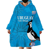 Custom Uruguay Rugby Wearable Blanket Hoodie 2024 Go Champions Southern Lapwing - Wonder Print Shop
