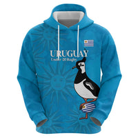 Custom Uruguay Rugby Zip Hoodie 2024 Go Champions Southern Lapwing - Wonder Print Shop