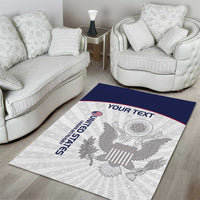 Custom United States Rugby Area Rug 2024 Go Champions Eagles - Wonder Print Shop