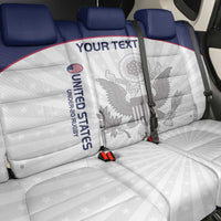 Custom United States Rugby Back Car Seat Cover 2024 Go Champions Eagles - Wonder Print Shop