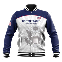 Custom United States Rugby Baseball Jacket 2024 Go Champions Eagles - Wonder Print Shop
