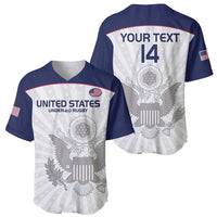 Custom United States Rugby Baseball Jersey 2024 Go Champions Eagles - Wonder Print Shop