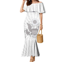 Custom United States Rugby Family Matching Mermaid Dress and Hawaiian Shirt 2024 Go Champions Eagles - Wonder Print Shop