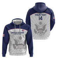 Custom United States Rugby Hoodie 2024 Go Champions Eagles - Wonder Print Shop