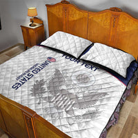 Custom United States Rugby Quilt Bed Set 2024 Go Champions Eagles - Wonder Print Shop