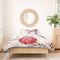 Custom Japan Rugby Bedding Set 2024 Go Champions Cherry Blossoms - Wonder Print Shop