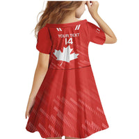 Custom Canada Rugby Family Matching Mermaid Dress and Hawaiian Shirt 2024 Go Champions Maple Leaf - Wonder Print Shop