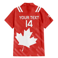 Custom Canada Rugby Family Matching Mermaid Dress and Hawaiian Shirt 2024 Go Champions Maple Leaf - Wonder Print Shop