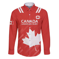 Custom Canada Rugby Family Matching Off Shoulder Maxi Dress and Hawaiian Shirt 2024 Go Champions Maple Leaf - Wonder Print Shop