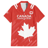 Custom Canada Rugby Family Matching Summer Maxi Dress and Hawaiian Shirt 2024 Go Champions Maple Leaf - Wonder Print Shop