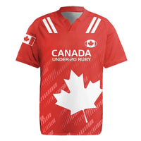 Custom Canada Rugby Rugby Jersey 2024 Go Champions Maple Leaf - Wonder Print Shop