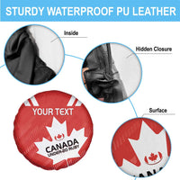 Custom Canada Rugby Spare Tire Cover 2024 Go Champions Maple Leaf - Wonder Print Shop