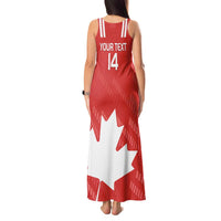 Custom Canada Rugby Tank Maxi Dress 2024 Go Champions Maple Leaf - Wonder Print Shop