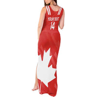 Custom Canada Rugby Tank Maxi Dress 2024 Go Champions Maple Leaf - Wonder Print Shop