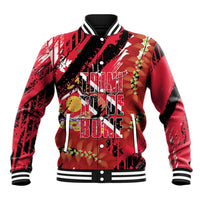 Trini To De Bone Baseball Jacket Proud To Be Trinidad and Tobago - Wonder Print Shop