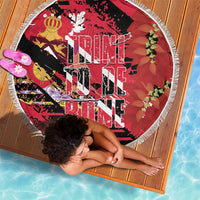 Trini To De Bone Beach Blanket Proud To Be Trinidad and Tobago - Wonder Print Shop
