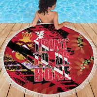 Trini To De Bone Beach Blanket Proud To Be Trinidad and Tobago - Wonder Print Shop