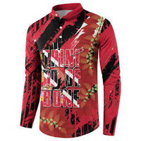 Trini To De Bone Button Sweatshirt Proud To Be Trinidad and Tobago - Wonder Print Shop