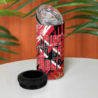 Trini To De Bone 4 in 1 Can Cooler Tumbler Proud To Be Trinidad and Tobago - Wonder Print Shop