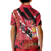 Trini To De Bone Kid Polo Shirt Proud To Be Trinidad and Tobago - Wonder Print Shop