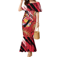 Trini To De Bone Mermaid Dress Proud To Be Trinidad and Tobago - Wonder Print Shop