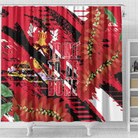 Trini To De Bone Shower Curtain Proud To Be Trinidad and Tobago - Wonder Print Shop