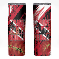 Trini To De Bone Skinny Tumbler Proud To Be Trinidad and Tobago - Wonder Print Shop