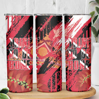 Trini To De Bone Skinny Tumbler Proud To Be Trinidad and Tobago - Wonder Print Shop