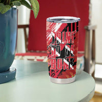 Trini To De Bone Tumbler Cup Proud To Be Trinidad and Tobago - Wonder Print Shop
