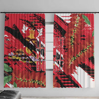Trini To De Bone Window Curtain Proud To Be Trinidad and Tobago - Wonder Print Shop