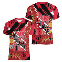 Trini To De Bone Women V-Neck T-Shirt Proud To Be Trinidad and Tobago - Wonder Print Shop