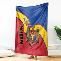 Moldova Independence Day Blanket August 27 One People One Nation - Wonder Print Shop