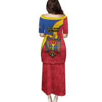 Moldova Independence Day Family Matching Puletasi and Hawaiian Shirt August 27 One People One Nation - Wonder Print Shop