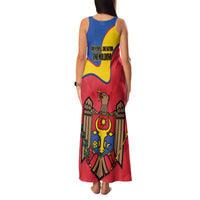 Moldova Independence Day Family Matching Tank Maxi Dress and Hawaiian Shirt August 27 One People One Nation - Wonder Print Shop