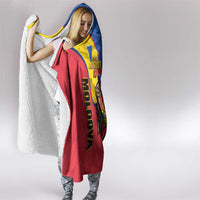 Moldova Independence Day Hooded Blanket August 27 One People One Nation - Wonder Print Shop