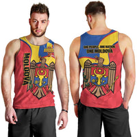 Moldova Independence Day Men Tank Top August 27 One People One Nation - Wonder Print Shop